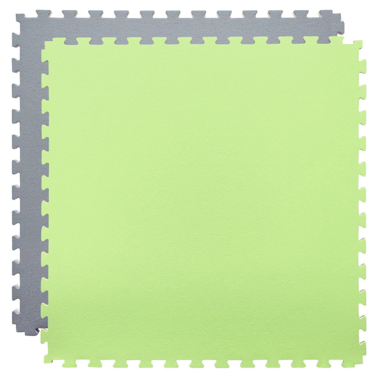 PUZZLEMATTE 90x90x2 cm, Grün - Grün, Kunststoff (90/90cm) - eyepower