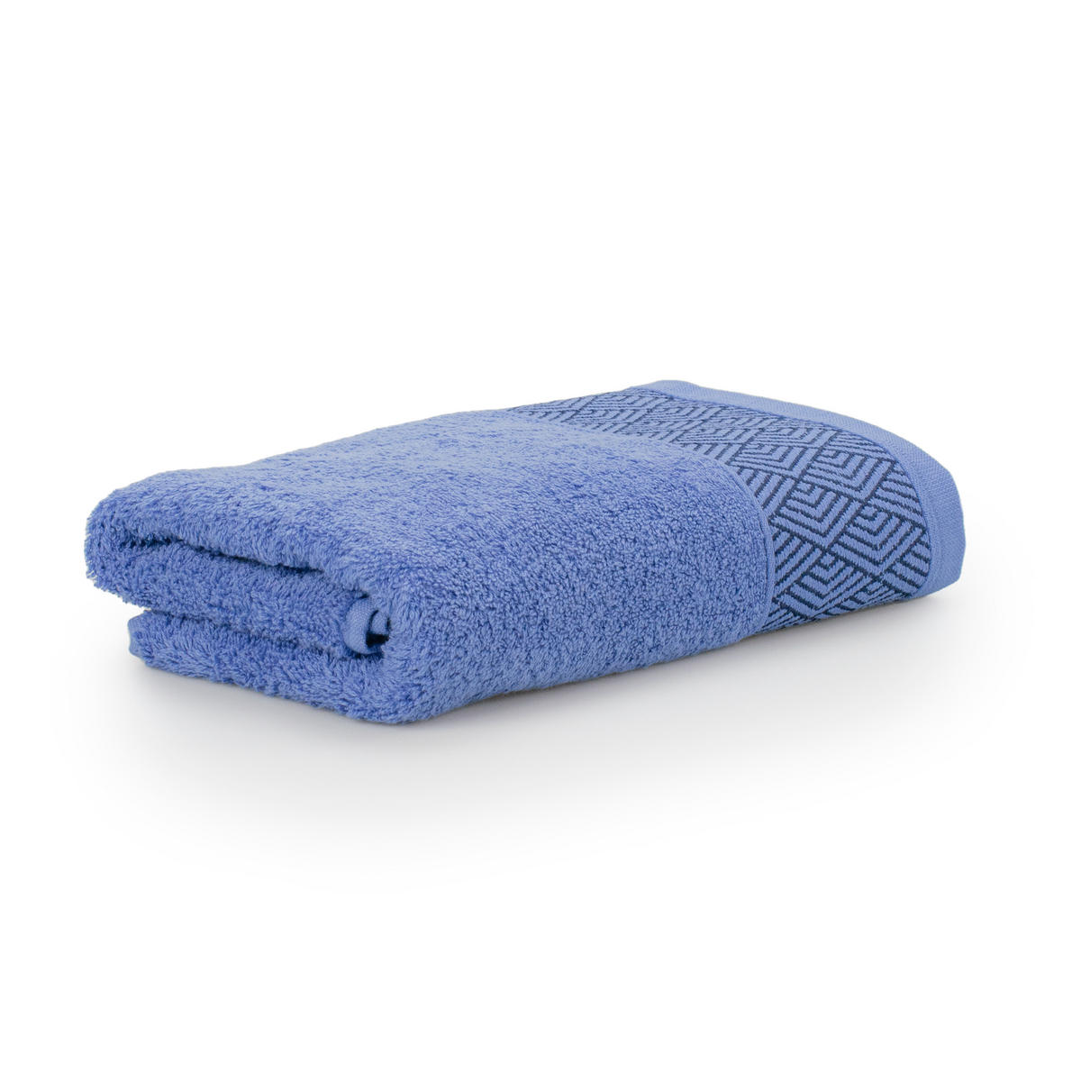 HANDTUCH GEOMETRY - Blau, Textil (50/100cm) - Möve for Frottana