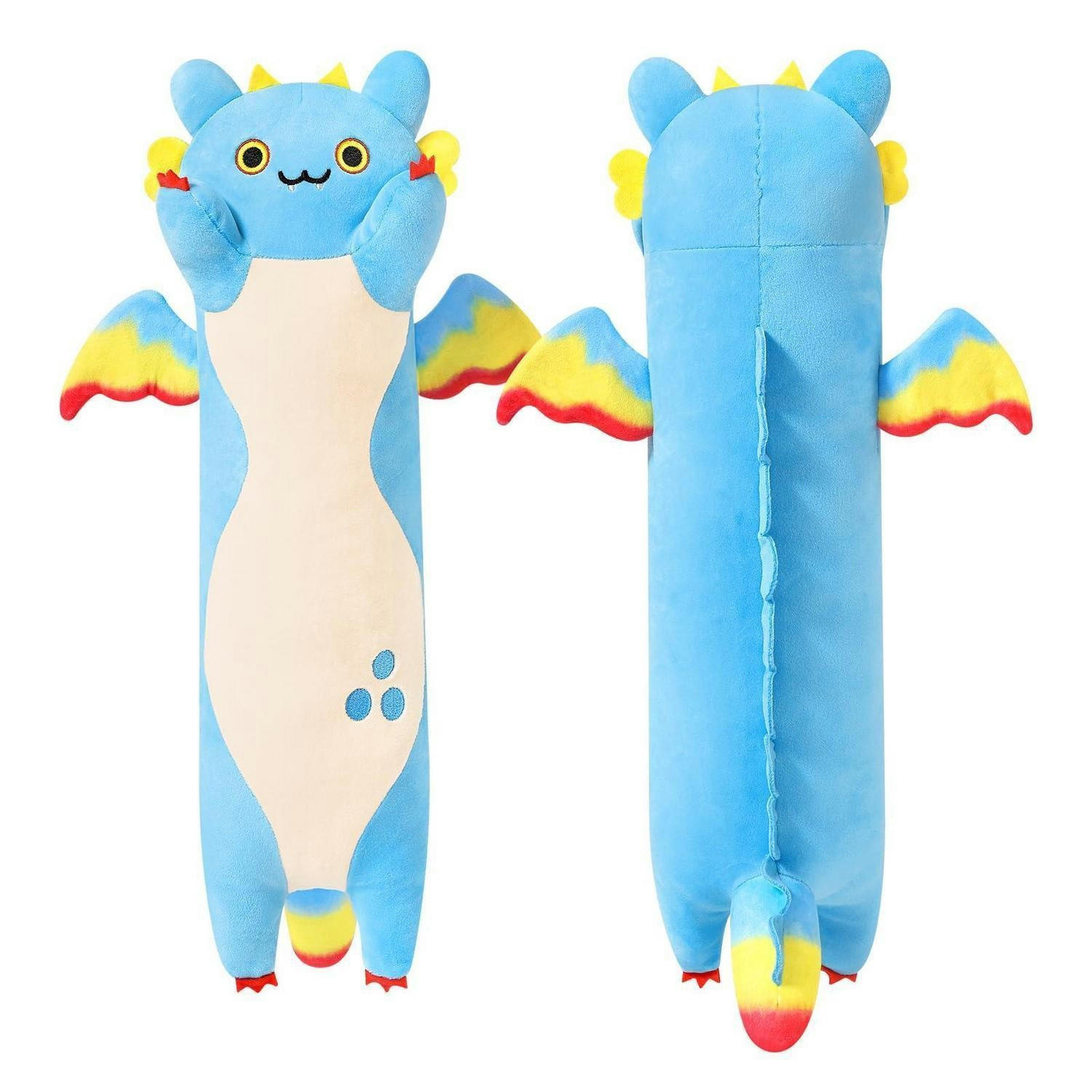 PLÜSCHKISSEN Drachen Katze 50 cm - Multicolor, Textil (15/50cm)