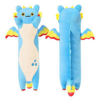PLÜSCHKISSEN Drachen Katze 50 cm - Multicolor, Textil (15/50cm)