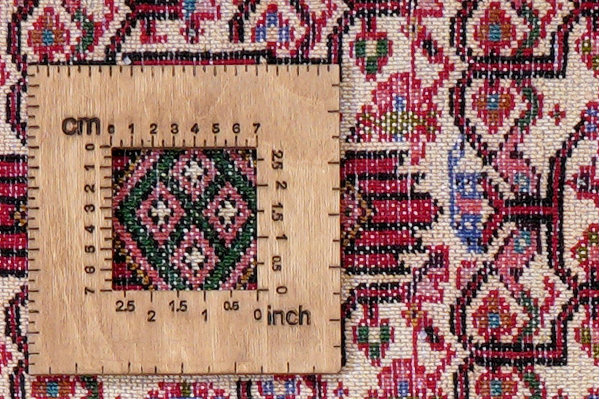 ORIENTTEPPICH handgeknüpft Assadabad Beige, Rot 97/59 cm Schurwolle - Beige/Rot, Textil (59/97cm) - Looma