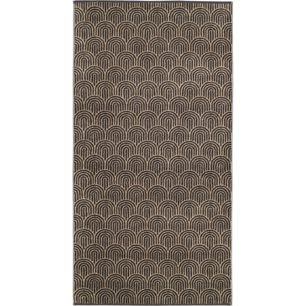 DUSCHTUCH MAISON BÖGEN 6268 BASALT - 37 - Grau, Textil (70/140cm) - Cawoe