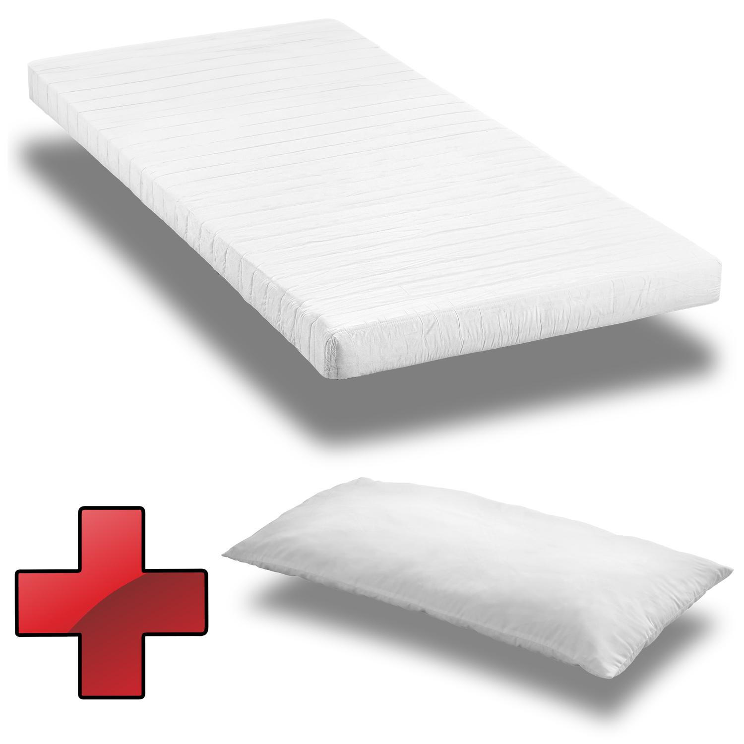 KOMFORTSCHAUMMATRATZE K10 90x200 cm - Weiß, Textil (90/200cm) - Matratzen Discount
