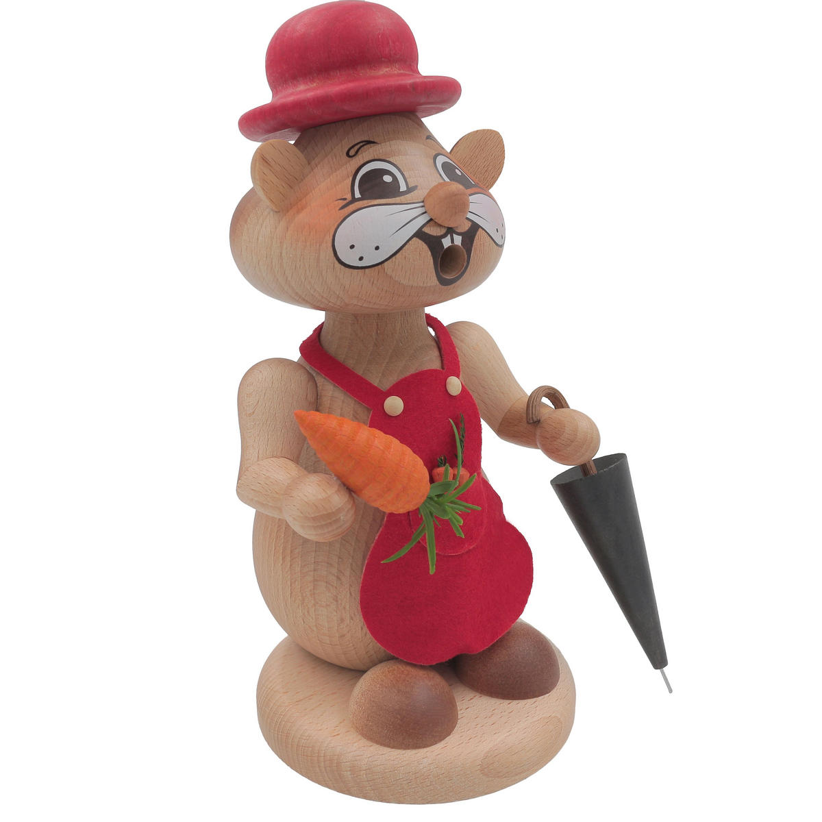 RAUCHFIGUR Hamster Wanderin 18 cm - Multicolor, Metall (12/18/0.1cm)