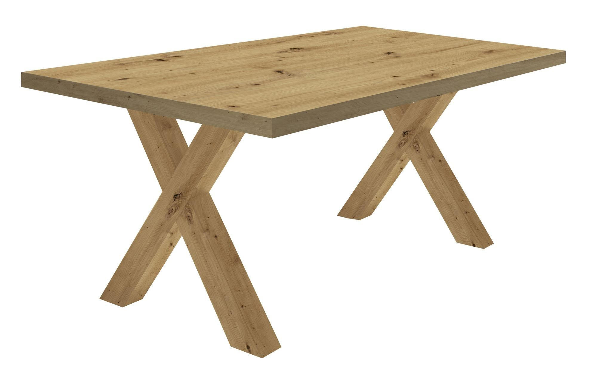 ESSZIMMERTISCH Eike 2 140 x 90 x 75 Esstisch Asteiche - Naturfarben, Holz (140/90/75cm) - 58aufmkessel