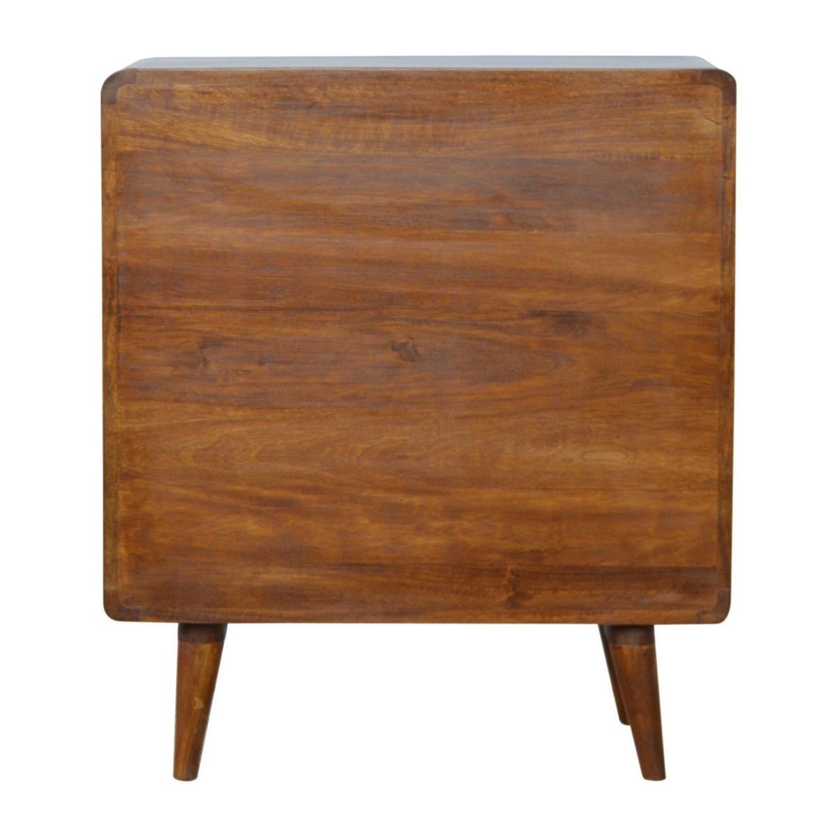 KOMMODE im Kastanien-Finish, 3-Schublades, Braun - Messingfarben/Braun, Holz/Metall (70/80/35cm) - Artisan Furniture