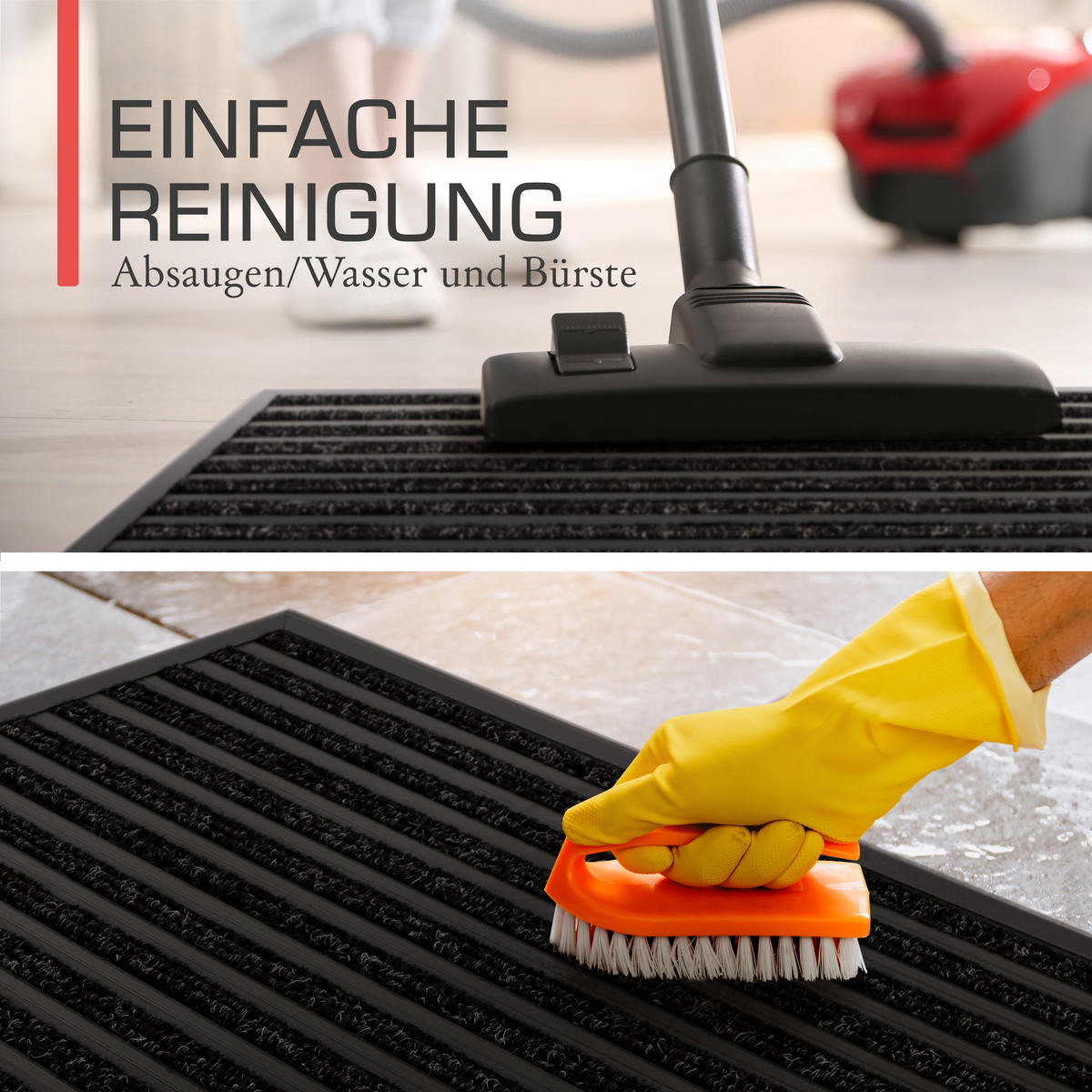 ALU-FUSSMATTE AluGant DL - Anthrazit, Metall (80/50cm) - BoMoe