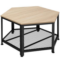 COUCHTISCH Norwich,86,5 x 75 x 46,5 cm,Industrial Holz hell, Eiche Sonoma - Naturfarben, Holz (75/86.5/46.5cm) - tectake