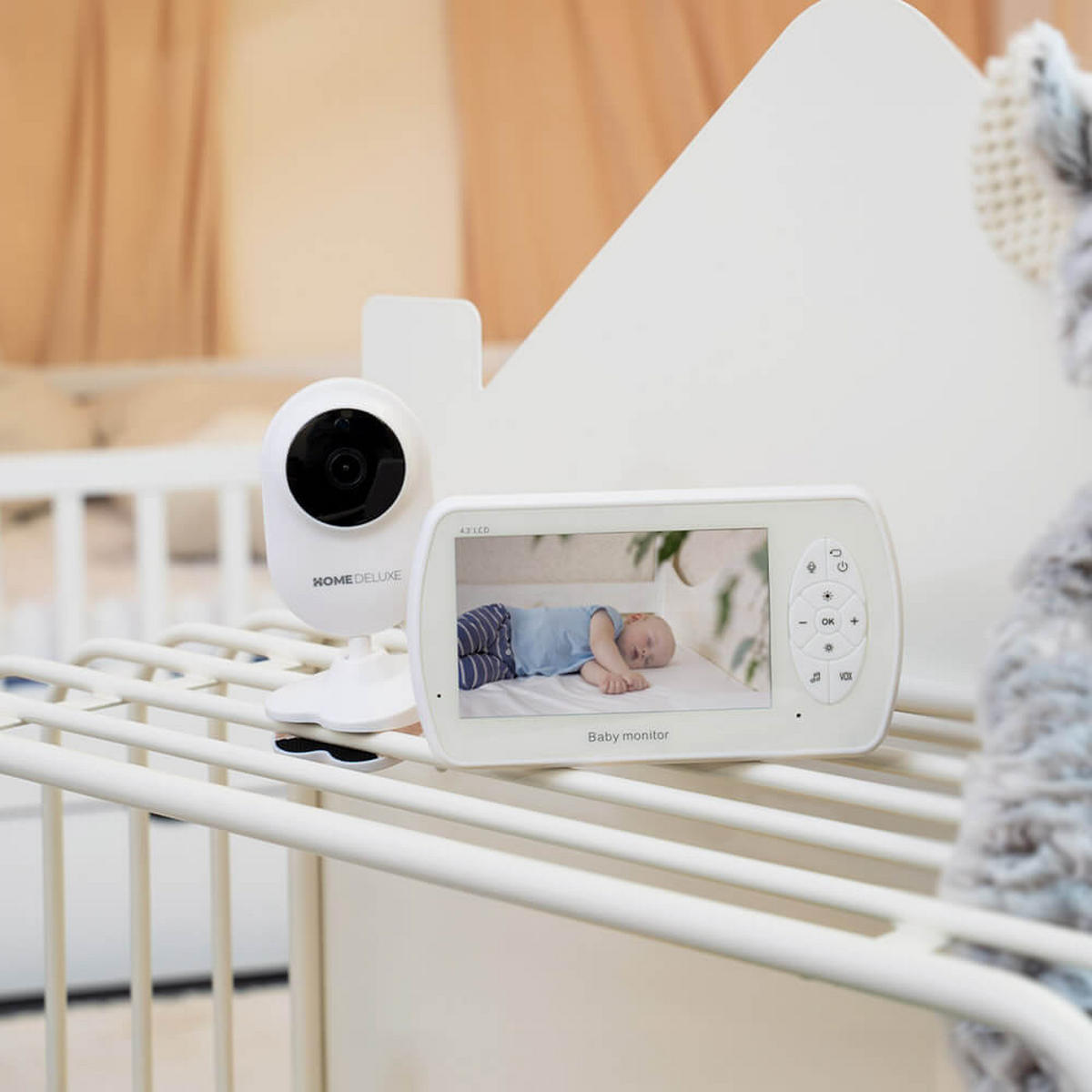 BABYPHONE SLEEPSAFE - Weiß, Kunststoff - Home Deluxe