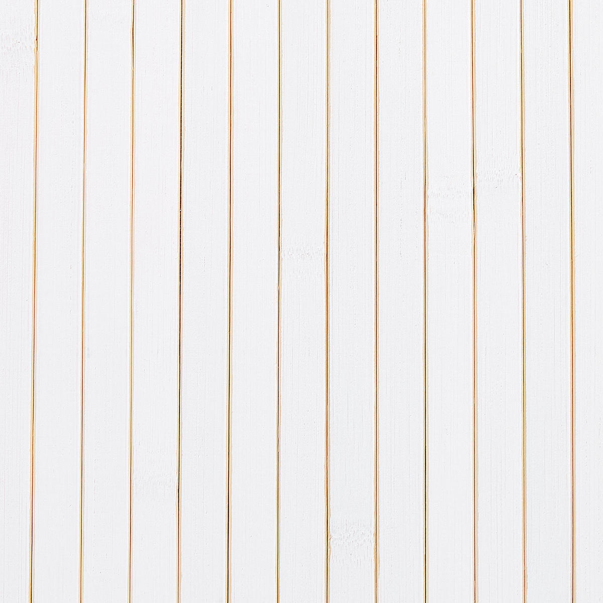 KORB Weiß Matara - Weiß, Holz (60/60/35cm) - Beliani