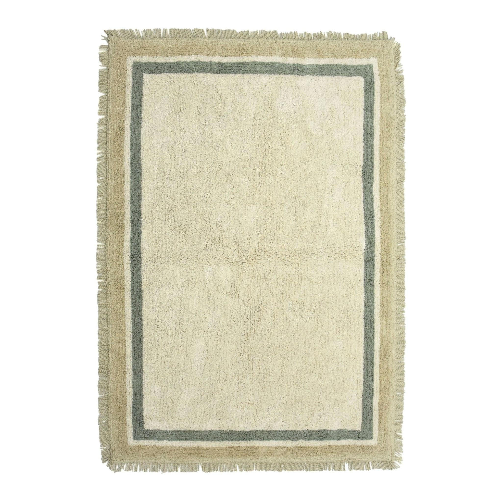 KINDERTEPPICH aus Baumwolle beige - Beige, Naturmaterialien (120/170cm) - AFK Living