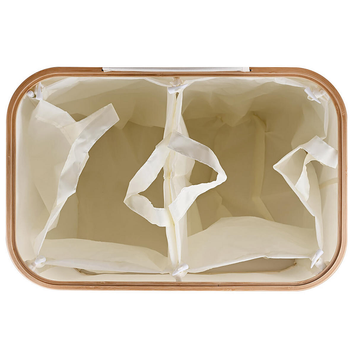 PFANDFLASCHEN-SAMMELBEHÄLTER - Weiß, Holz/Kunststoff (57/68.5/37cm) - Relaxdays