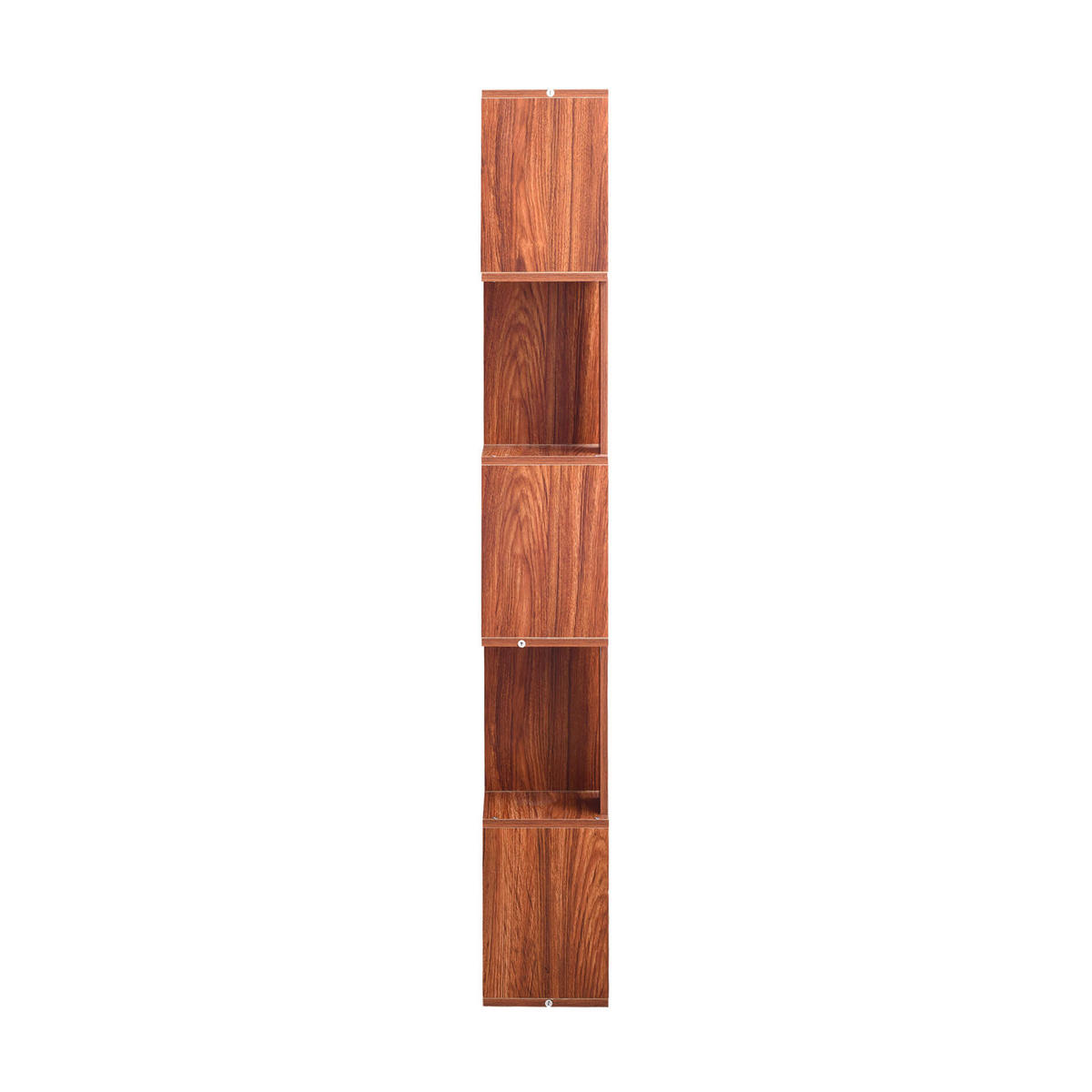 BÜCHERREGAL Walnussfarben 24/60/169 cm - Walnussfarben, Holzwerkstoff (24/169/60cm) - Mobili Rebecca