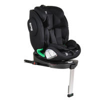 KINDERSITZ Legend i-Size schwarz (40-150cm) Isofix 360 Grad-Drehung Stützbein SPS - Schwarz, Kunststoff (46/60/50cm) - Moni