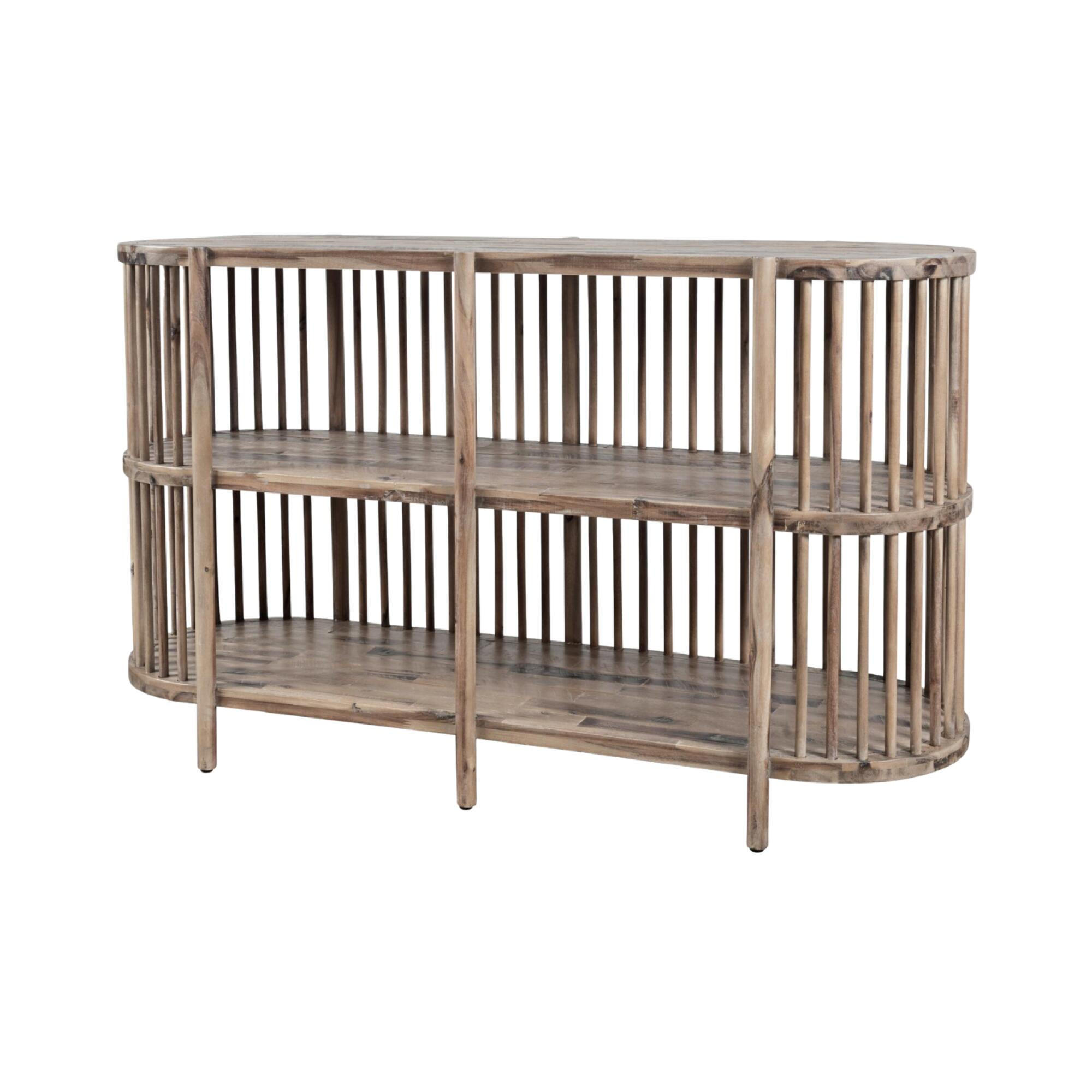 STANDREGAL AVOLA Beige 137x46x81 cm - Beige, Holz (137/81/46cm) - FURNLUX