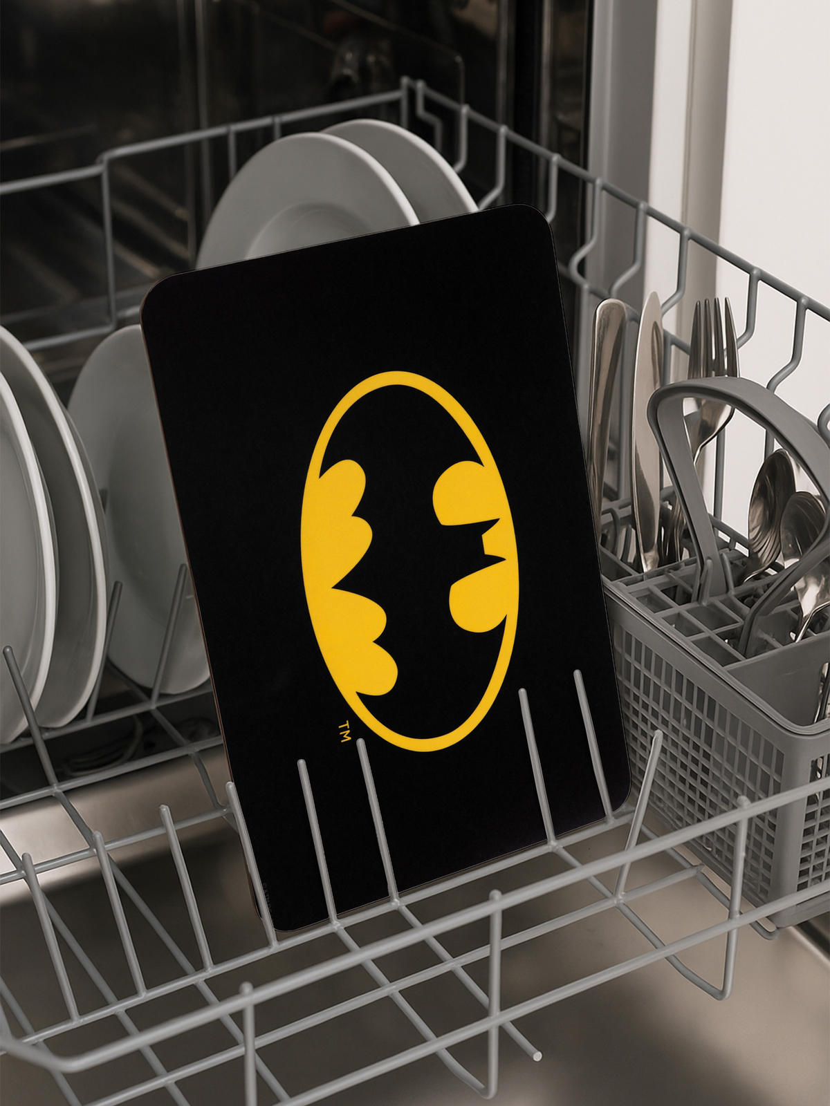 BRETTCHEN DC Comics Batman Logo Schwarz 14,5 x 23,5 cm - Multicolor, Kunststoff (14.5/23.5cm) - DC Comics