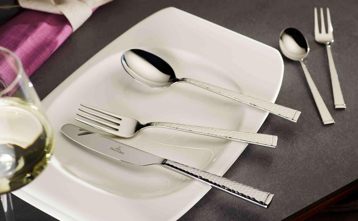 KUCHENGABEL Blacksmith edelstahl 15,6 cm 6er Set - Silberfarben, Metall - Villeroy & Boch