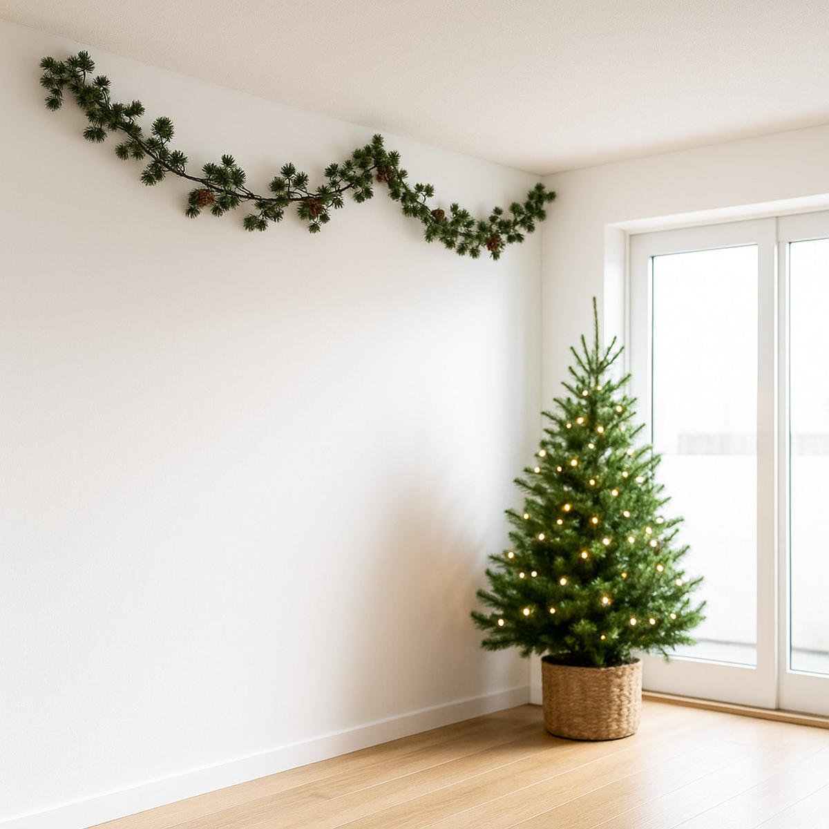 TANNENGIRLANDE Weihnachten 180 cm - Grün, Kunststoff (180cm) - Home Styling Collection