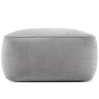 SITZHOCKER FUBBO, Hellgrau - Hellgrau, Holz/Holzwerkstoff (80/44/80cm) - KONSIMO®