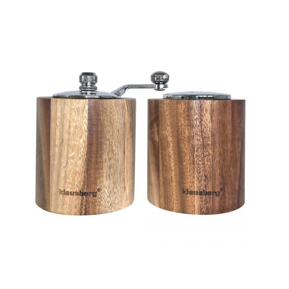 GEWÜRZMÜHLE Braun 6/6/13 cm KB7859 - Braun, Holz (6/13/6cm) - Klausberg 