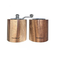 GEWÜRZMÜHLE Braun 6/6/13 cm KB7859 - Braun, Holz (6/13/6cm) - Klausberg 