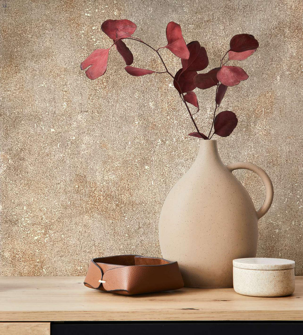 VLIESTAPETE Uni Tapete beige, braun - Beige/Braun, Papier (53/1005cm) - marburg