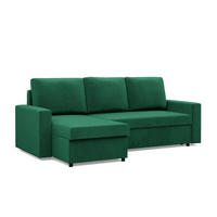 ECKSOFA Neo mit gerader Armlehnen grün - Grün, Textil (231/140cm) - SIMKAM Furniture