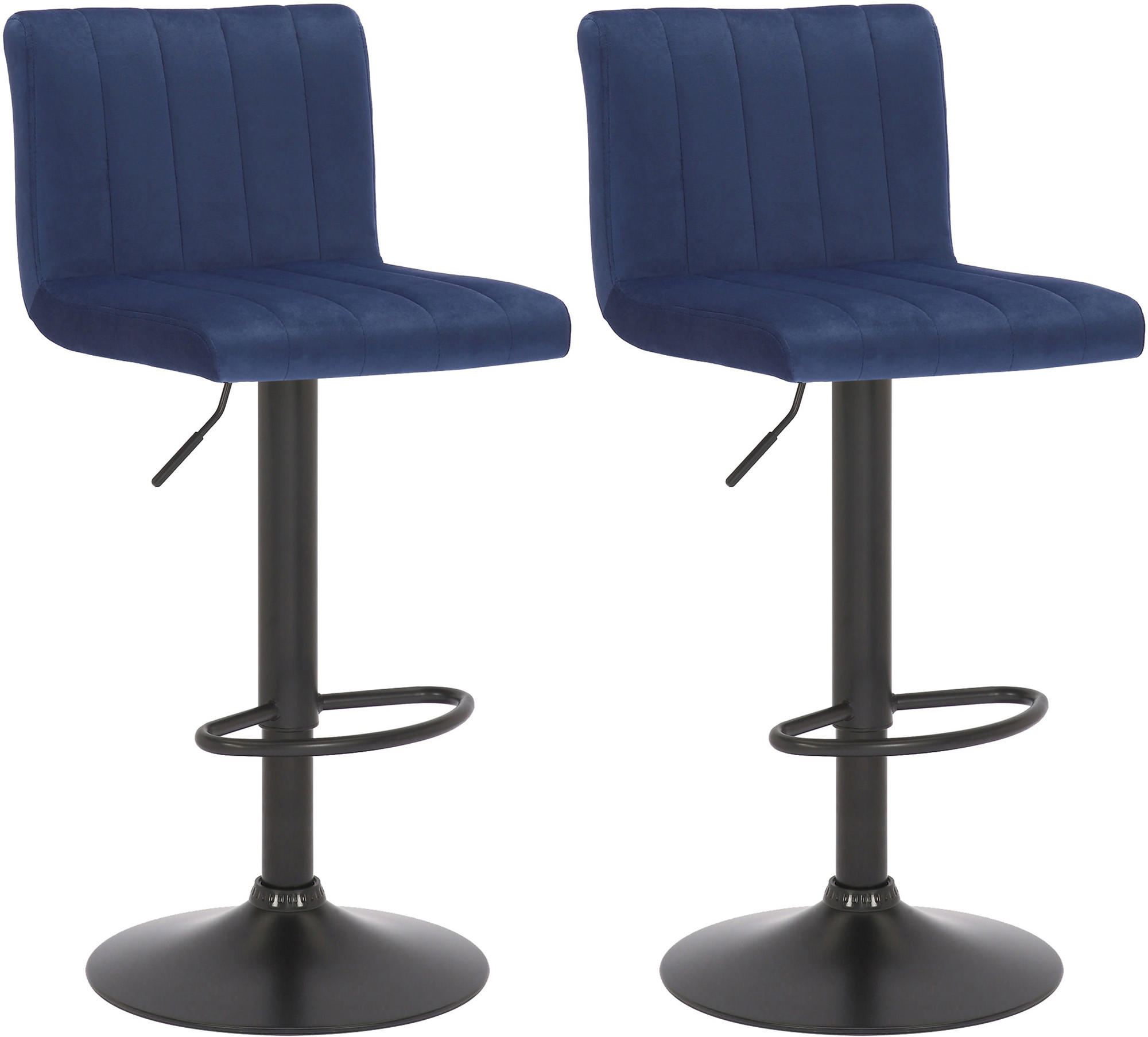 Deluke Barhocker Blau 41x87x49 cm