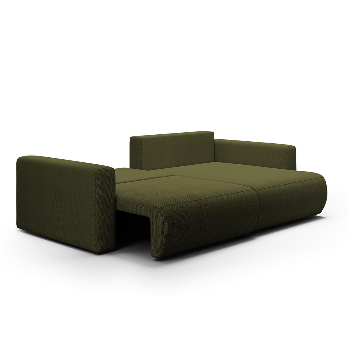 ECKSOFA Evy 3 Sitzplätze Grün - Grün, Holz (240/149cm) - Petits-meubles