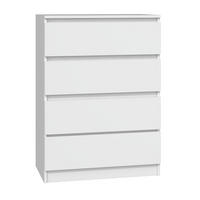 KOMMODE 4 SCHUBLADEN M4 - WEISS - Weiß, Holzwerkstoff (70/97/40cm) - CDF