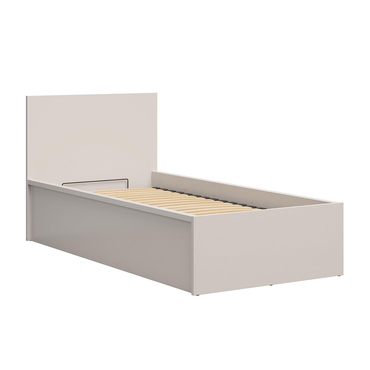 BOXSPRING POSTEL 90/200 Edwin Kašmír - béžová, kompozitní dřevo (90/200cm) - Petits-meubles