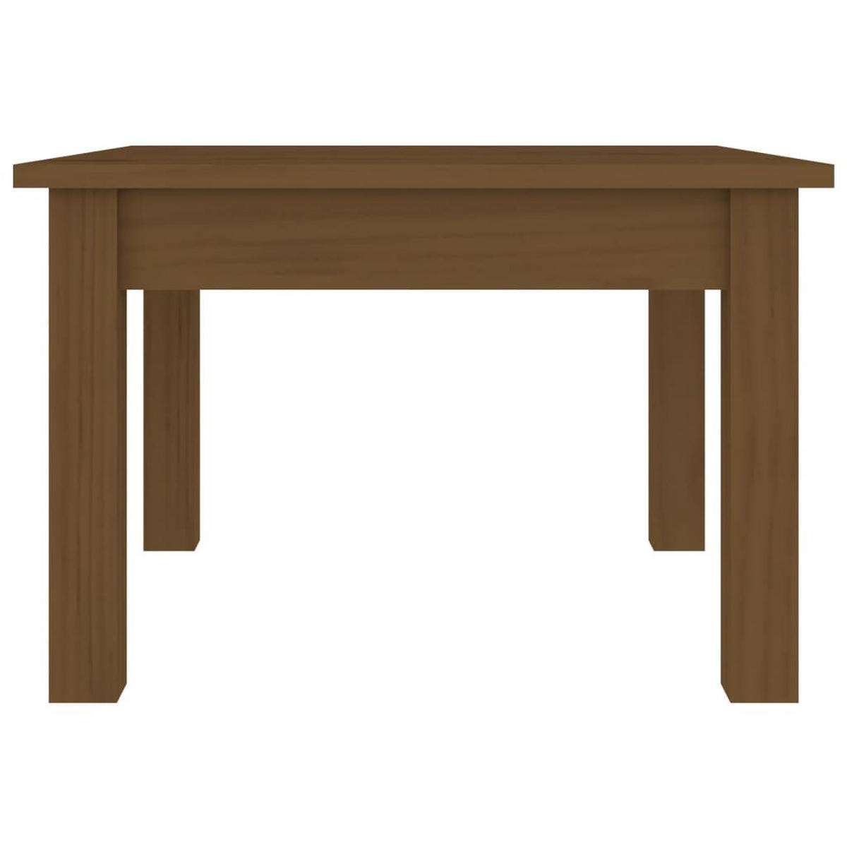 COUCHTISCH Honigbraun 45x45x30 cm Massivholz Kiefer - Braun, Holz (45/45/30cm) - furnicato