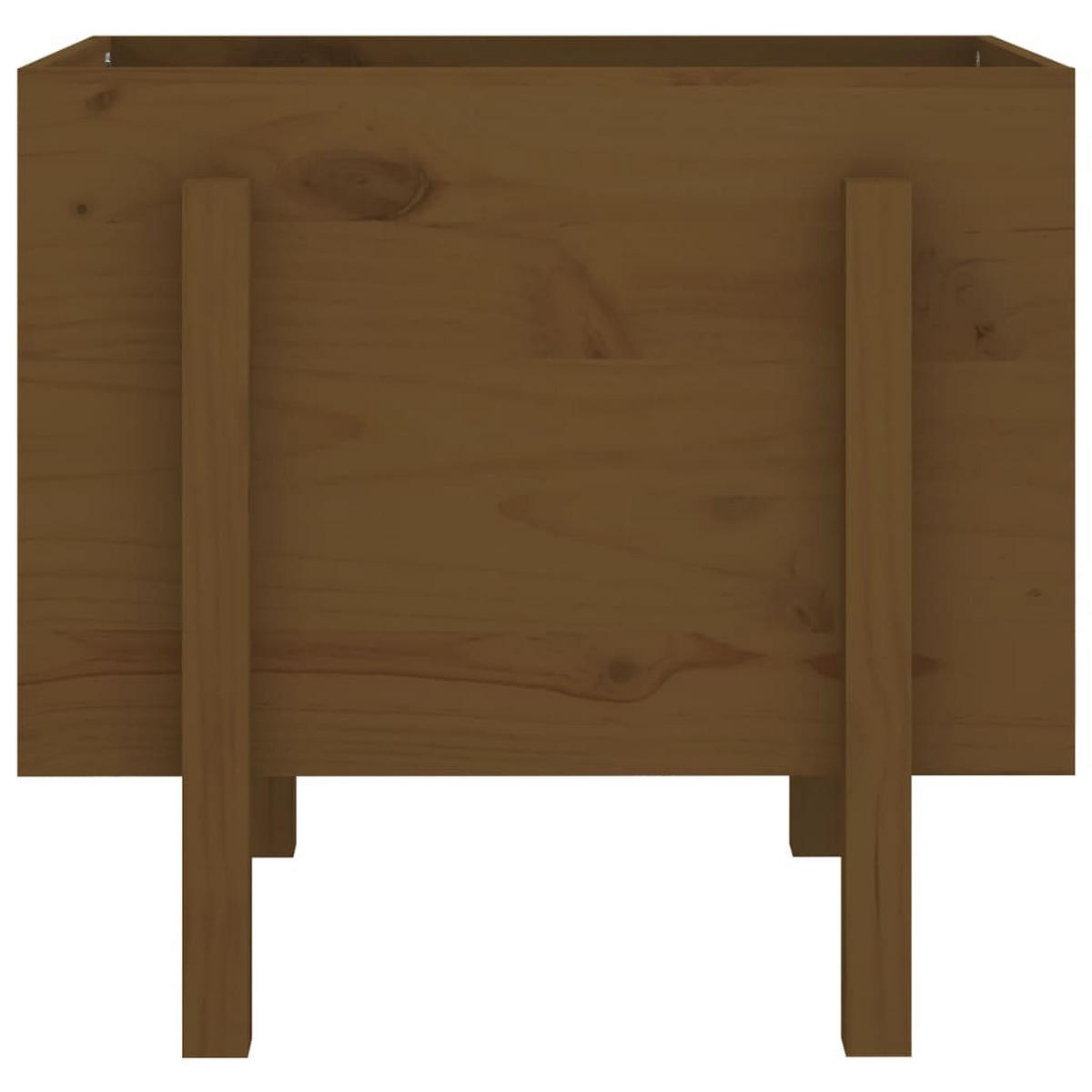 PFLANZKÜBEL Honigbraun 62x50x57 cm Massivholz Kiefer - Braun, Holz (62/57/50cm)