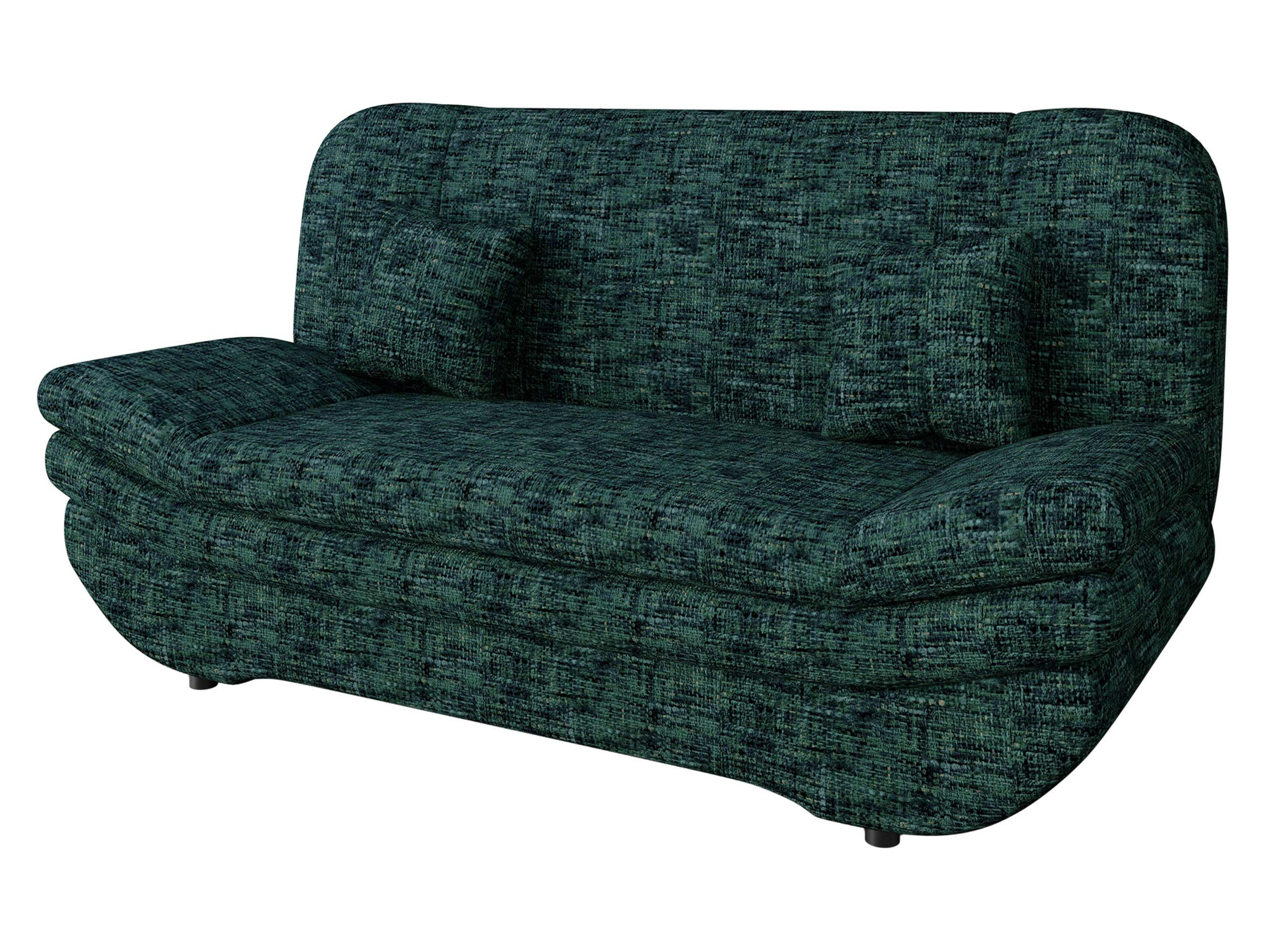 SCHLAFSOFA Weronika Premium - Schwarz/Grün, Holz/Kunststoff (200/95/90cm) - MIRJAN24