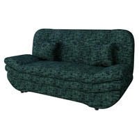 SCHLAFSOFA Weronika Premium - Schwarz/Grün, Holz/Kunststoff (200/95/90cm) - MIRJAN24
