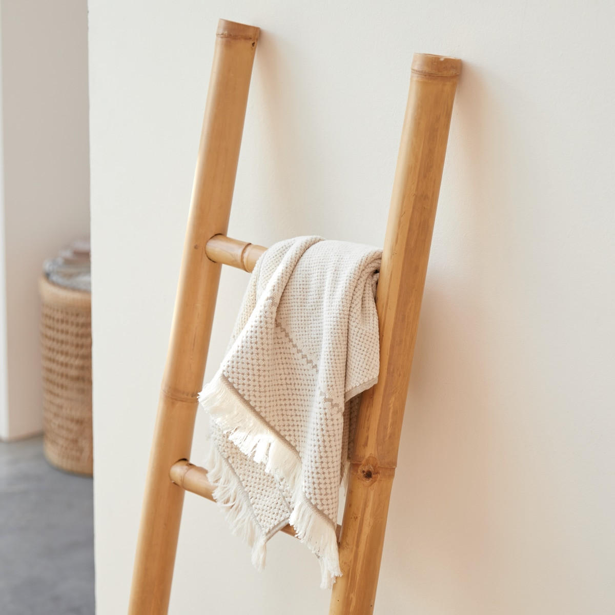 HANDTUCHHALTER Balyss Natur aus Bambus - Naturfarben, Naturmaterialien (40/150/4cm) - Tikamoon