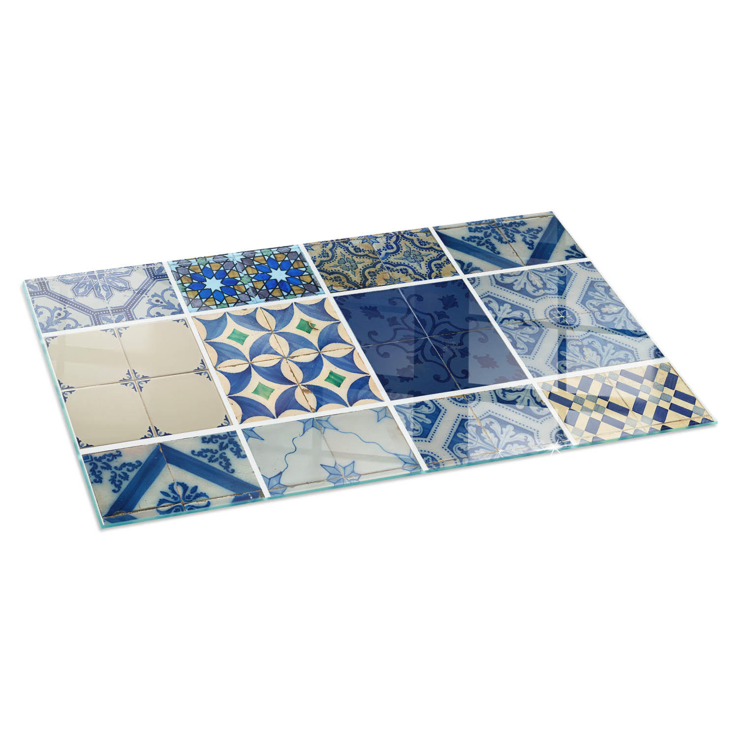 ArtPrintCave Glasplatte Blau 100x50x0.4 cm
