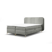 BOXBETT Alize - Grau, Holzwerkstoff/Textil (120/200cm) - Fun Möbel