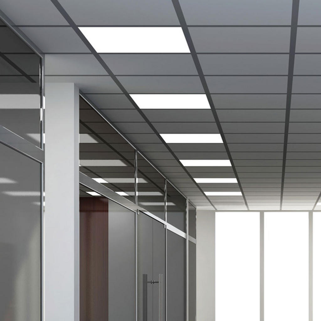 Thumbnail - Led, Weiß, Metall, Quadratisch, 59.5x3.3x59.5 cm, Lampen & Leuchten, LED Beleuchtung, LED-Deckenleuchten