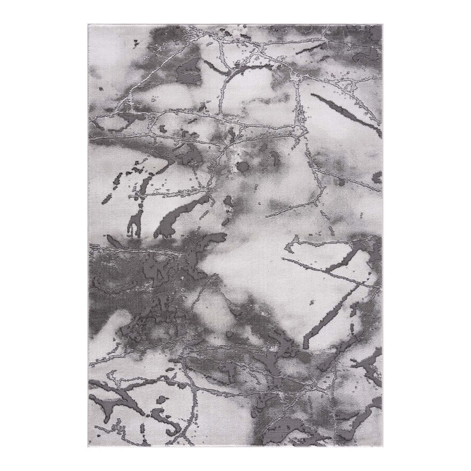 KURZFLOR-TEPPICH Chic 501 Grau 140x200 cm - Grau, Textil (140/200cm) - carpet city