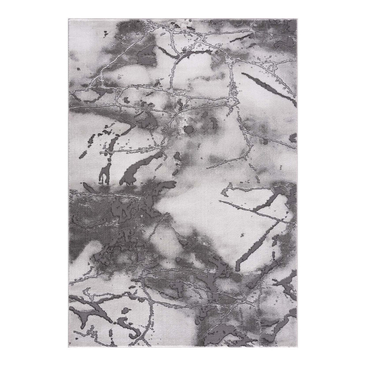 KURZFLOR-TEPPICH Chic 501 Grau 140x200 cm - Grau, Textil (140/200cm) - carpet city
