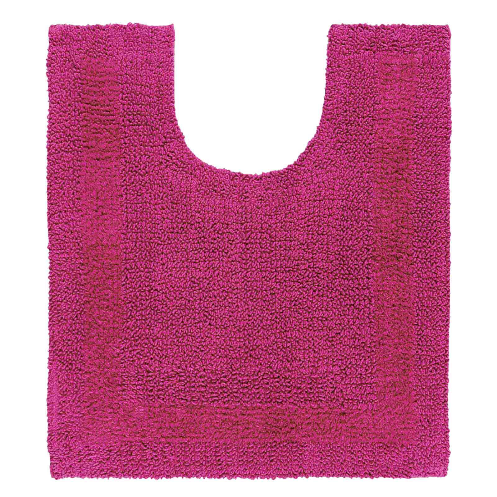 Homescapes Wc-Vorleger Magenta 50x55 cm