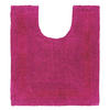 WC-VORLEGER 50/55 cm, 100% Baumwolle, wendbar - Magenta, Textil (50/55cm) - Homescapes