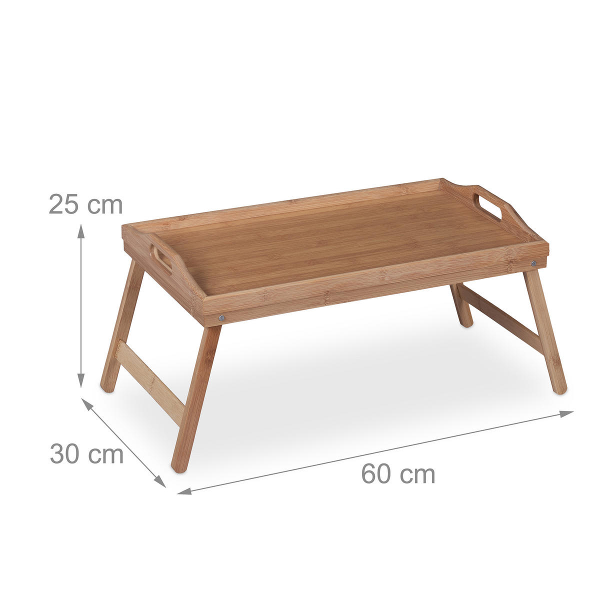 NOČNA mizica - svetlo rjava, leseni material/les - Relaxdays