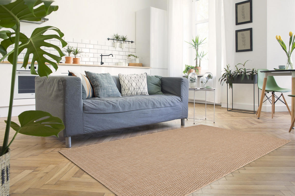 TEPPICH Boho 140/200 cm - Beige, Textil (140/200cm) - rugsX