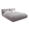 POLSTERBETT mit Bettkasten und Lattenrost 200x228 Violett - Lila/Flieder, Kunststoff/Textil (180/200cm) - Makamii