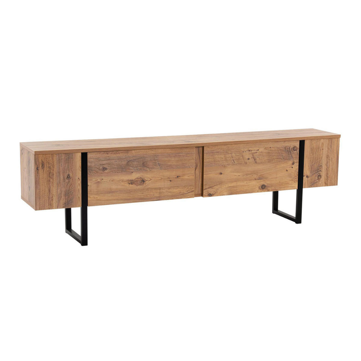 TV-MÖBEL mit 2 klapptüren - serenity 180/29,5/50 cm - Beige, Holzwerkstoff (29.5/50/180cm) - Calicosy