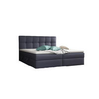BOXBETT Arturo In Kunstleder Soft - Anthrazit, Holzwerkstoff/Textil (180/200cm) - Fun Möbel