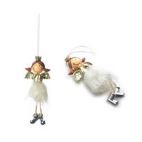 CHRISTBAUMKUGEL Santa Lila Gold 18/7/18 cm Kunstoff - Goldfarben, Kunststoff (7/18/18cm) - Mondex