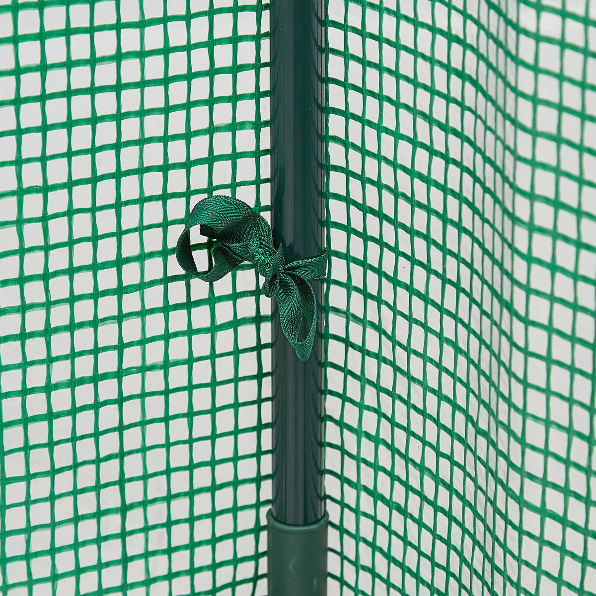 GEWÄCHSHAUS Transparent für Tomaten mit Schrägdach - Grün, Kunststoff/Metall (100/150/50cm) - Relaxdays